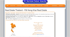 Desktop Screenshot of nongkhairealestate.com